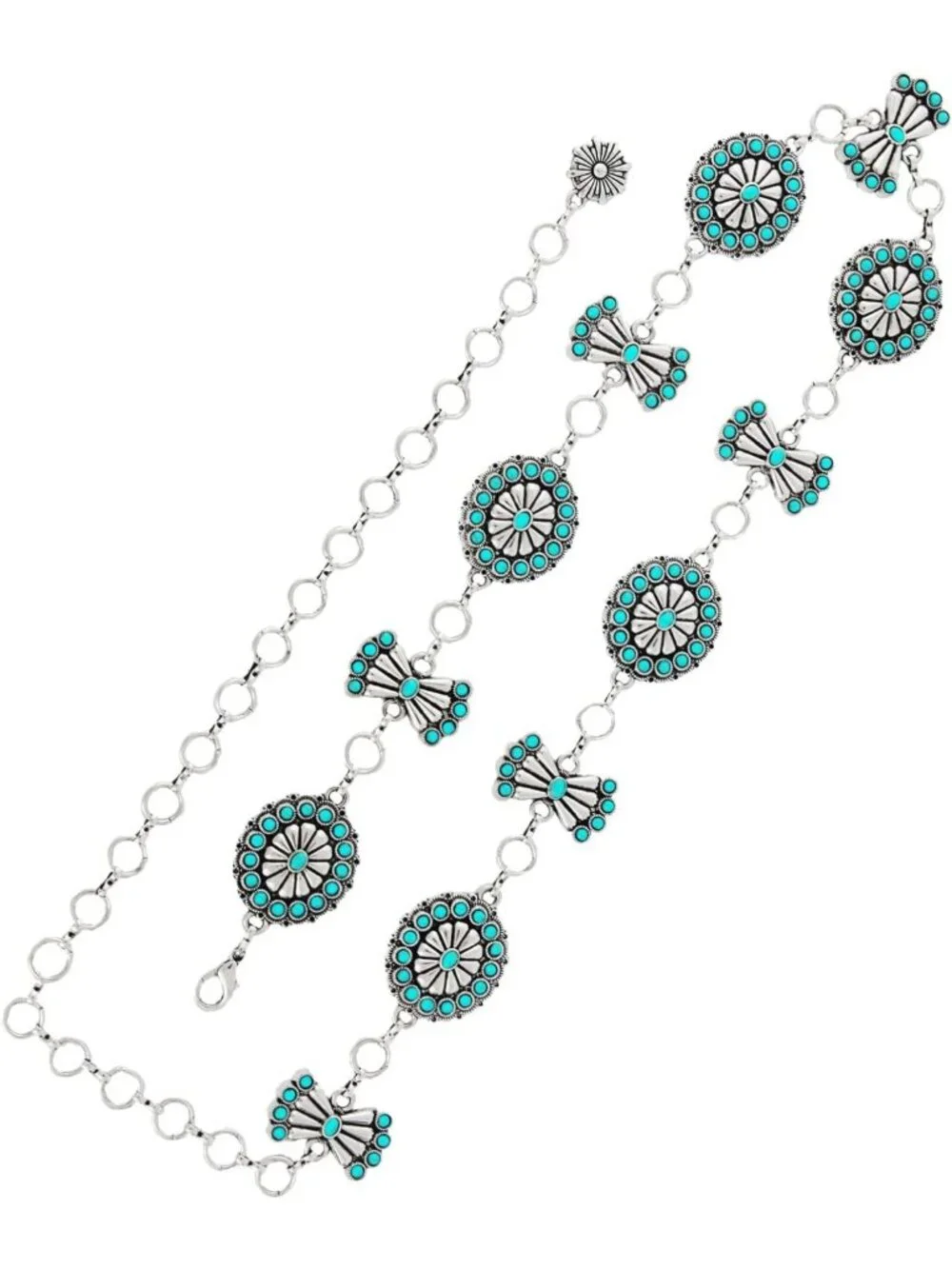 Stylish Western Metal Concho Belt for Women - Perfect for Cowgirl Outfits
